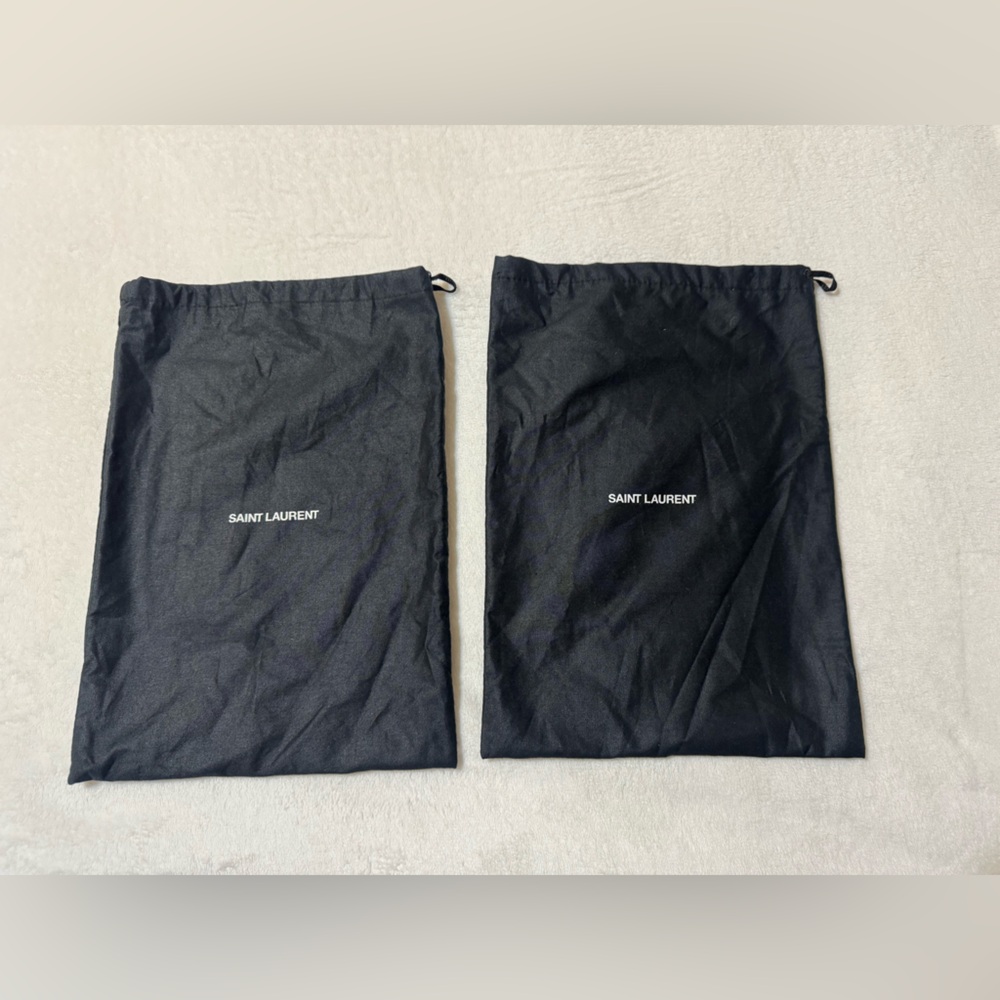 Saint Laurent Black Shoe Bags